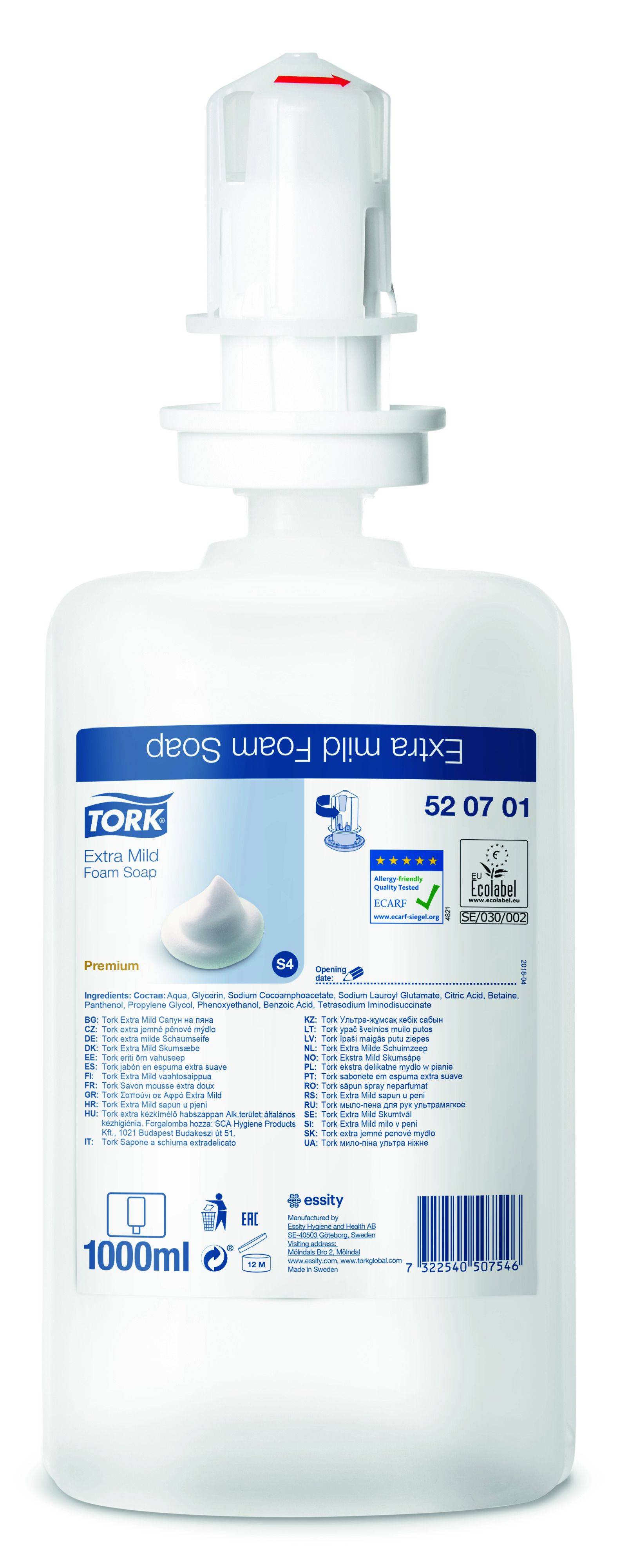 Tork Sensitive Foam Soap - 1L