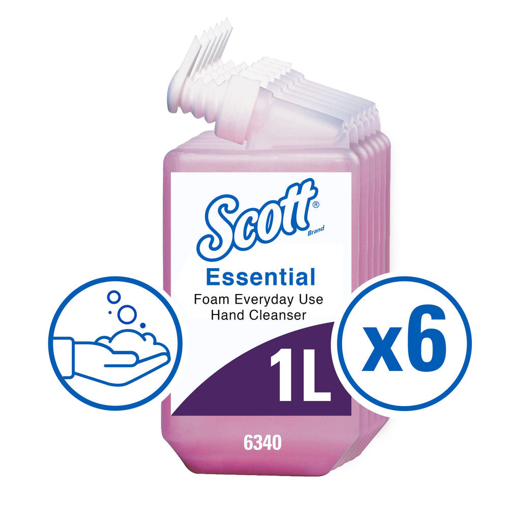 Scott Essential Foam Everyday Use Hand Cleanser Refills - 1L