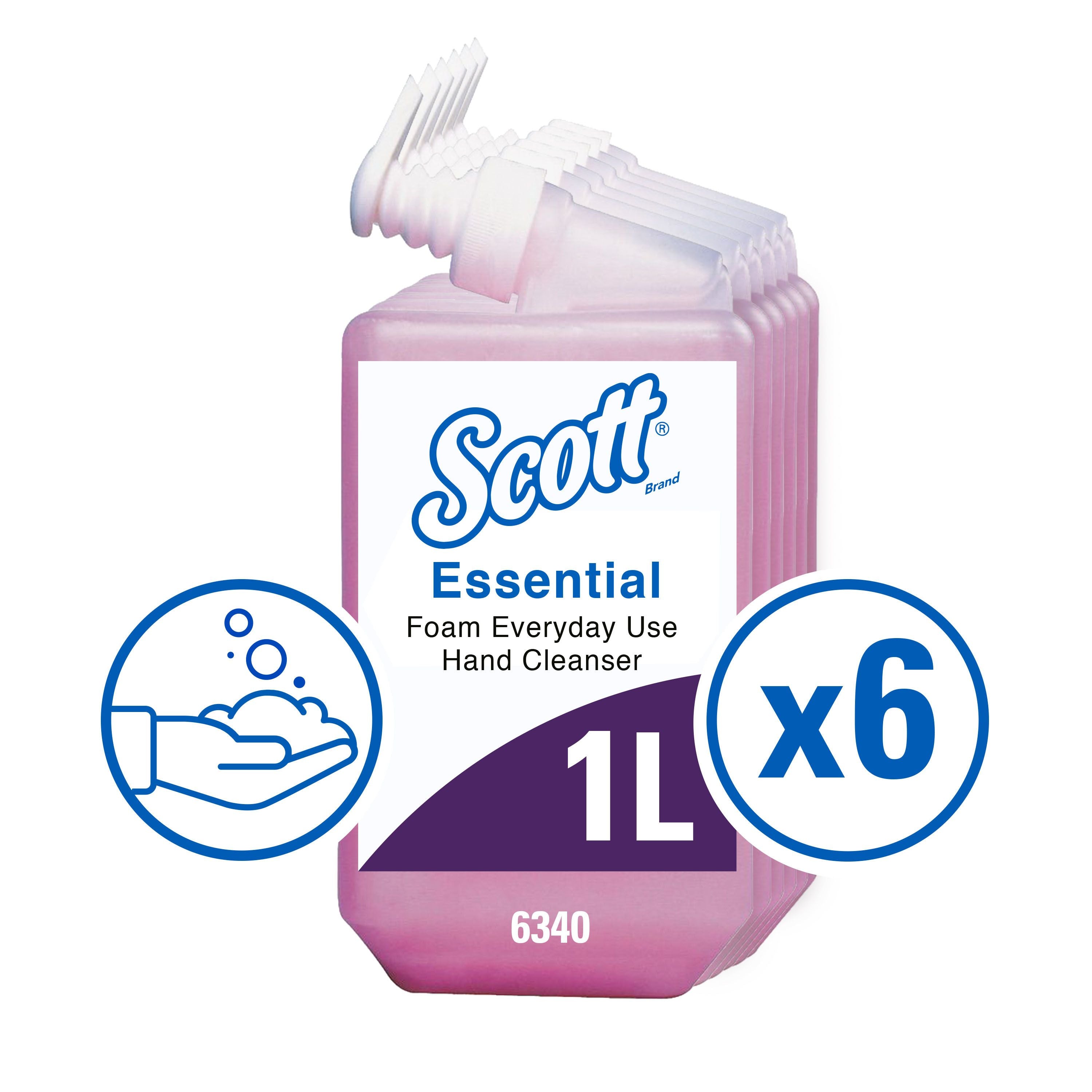Scott Essential Foam Everyday Use Hand Cleanser Refills - 1L