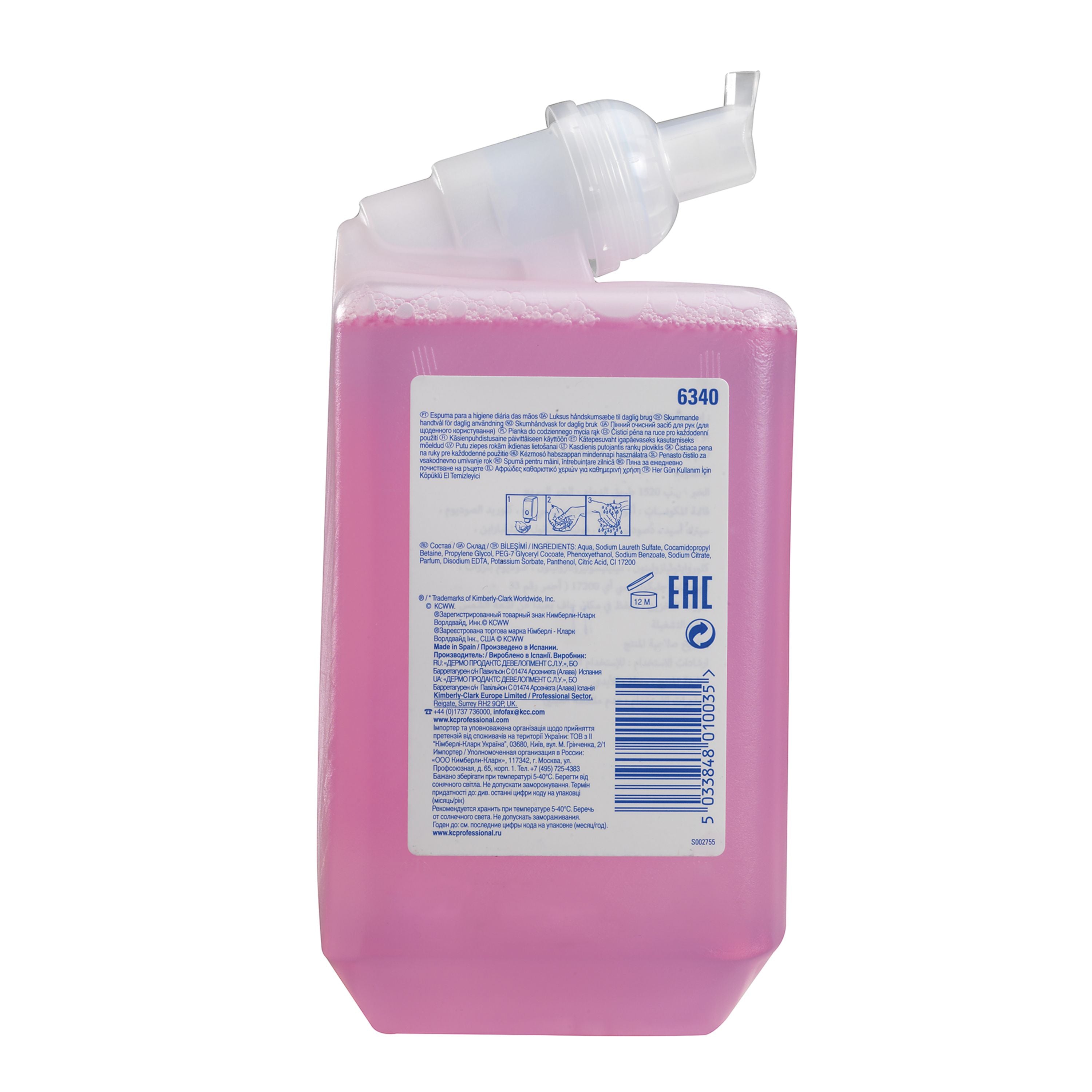 Scott Essential Foam Everyday Use Hand Cleanser Refills - 1L