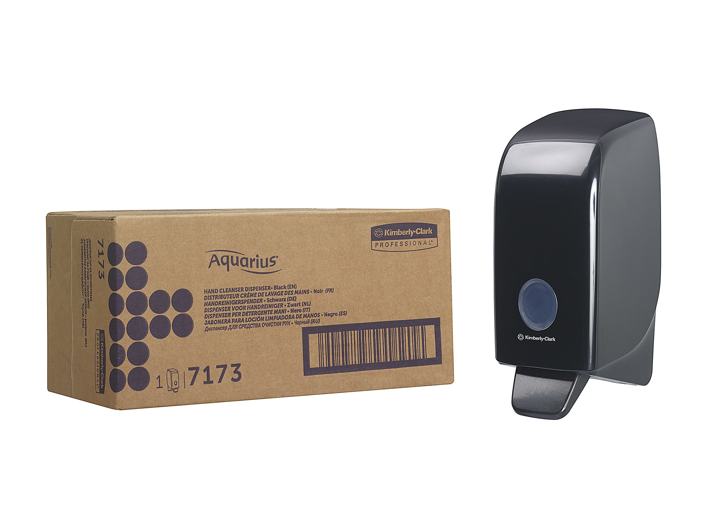 Aquarius  Hand Cleanser Dispenser Black