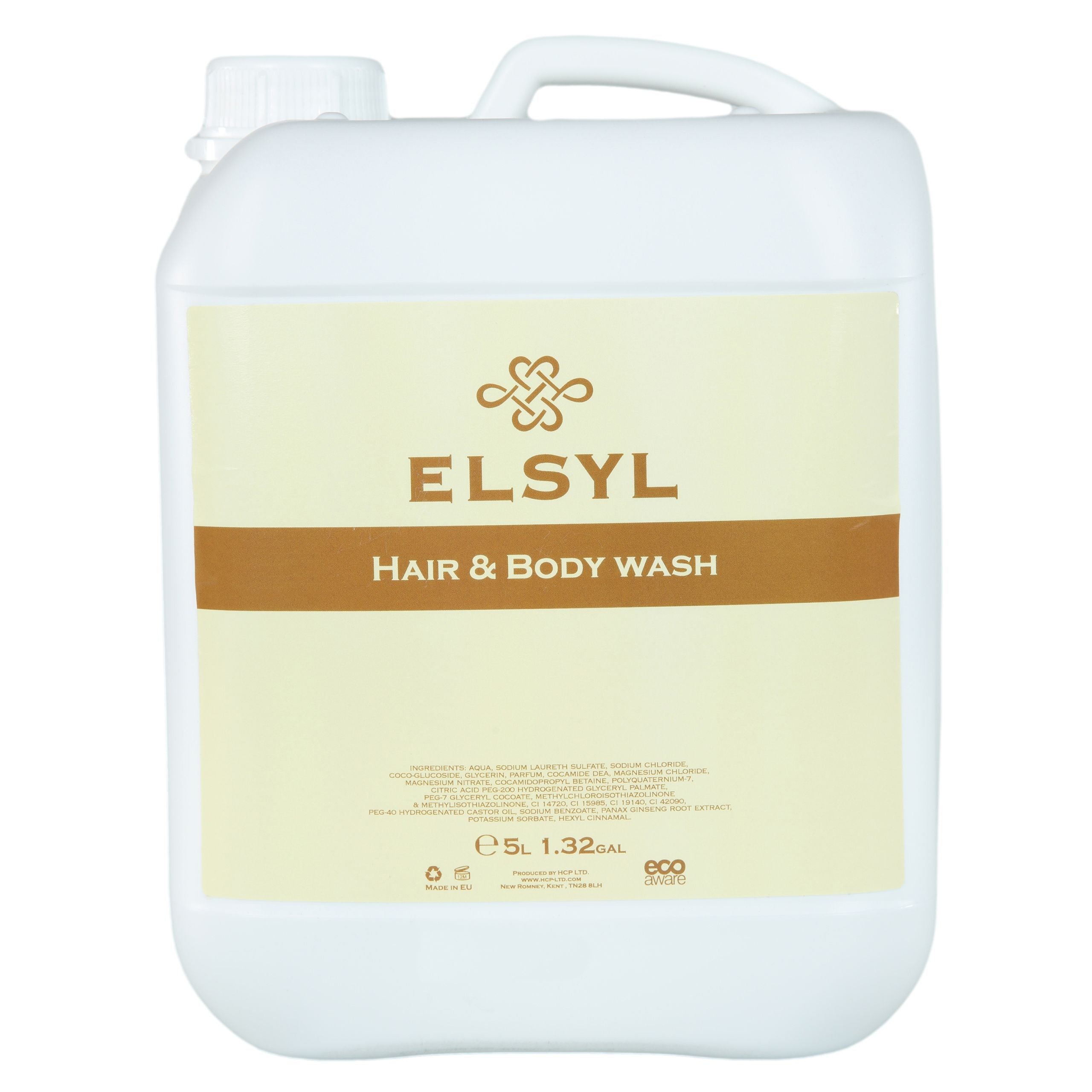 Elsyl Hair and Body Wash Pump Refill - 5L