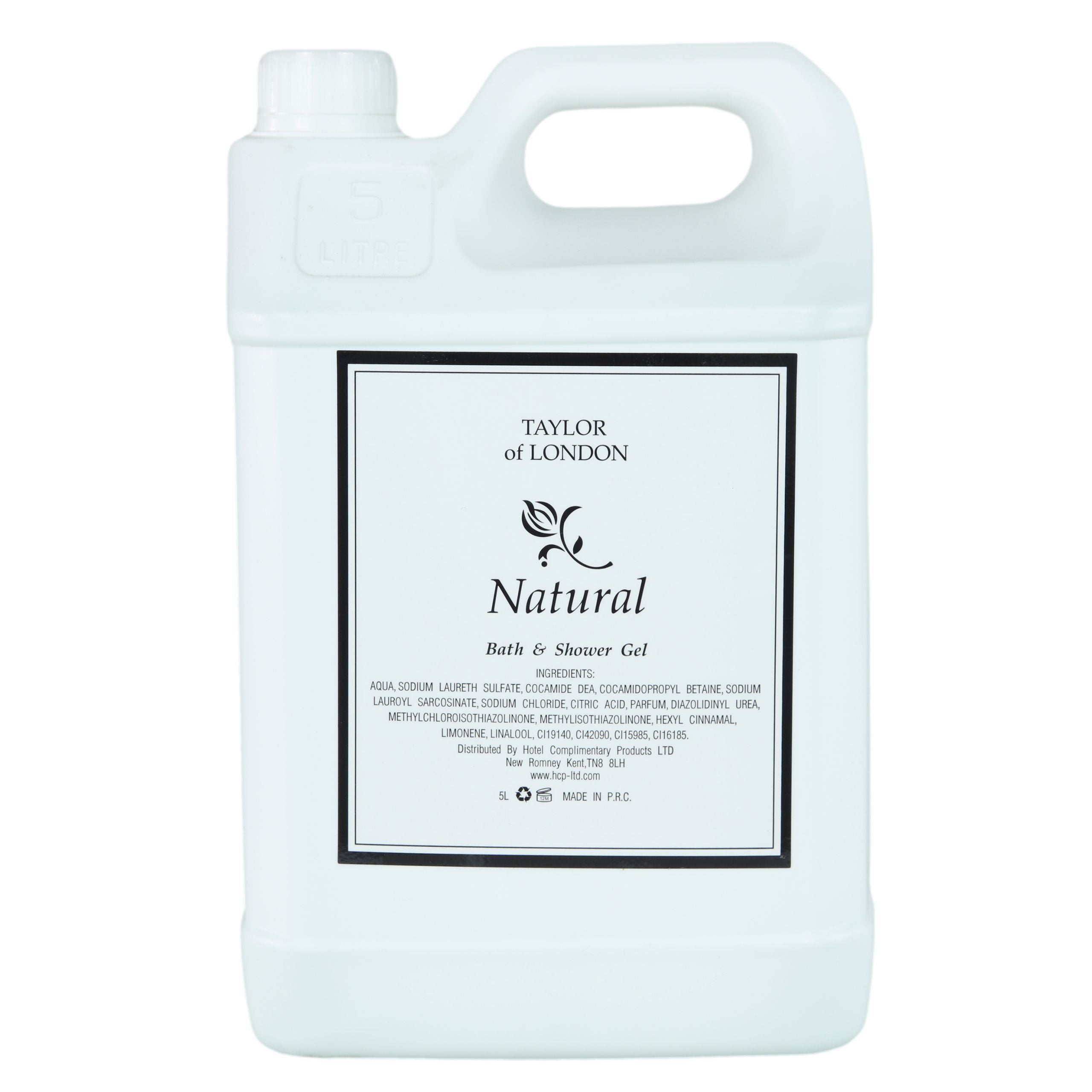 Taylor of London Bath and Shower Gel Refill - 5L