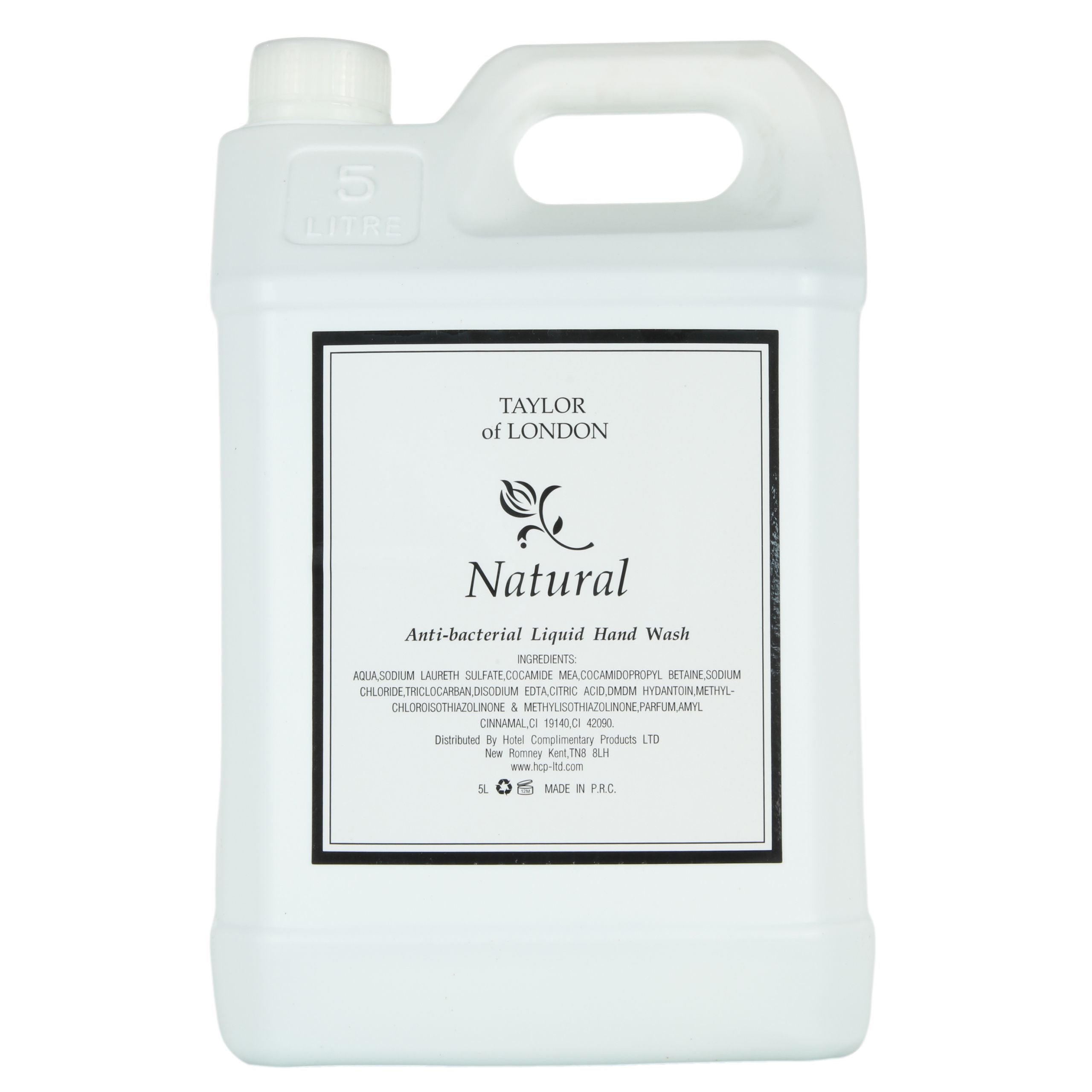 Taylor of London Antibacterial Liquid Handwash Refill - 5L