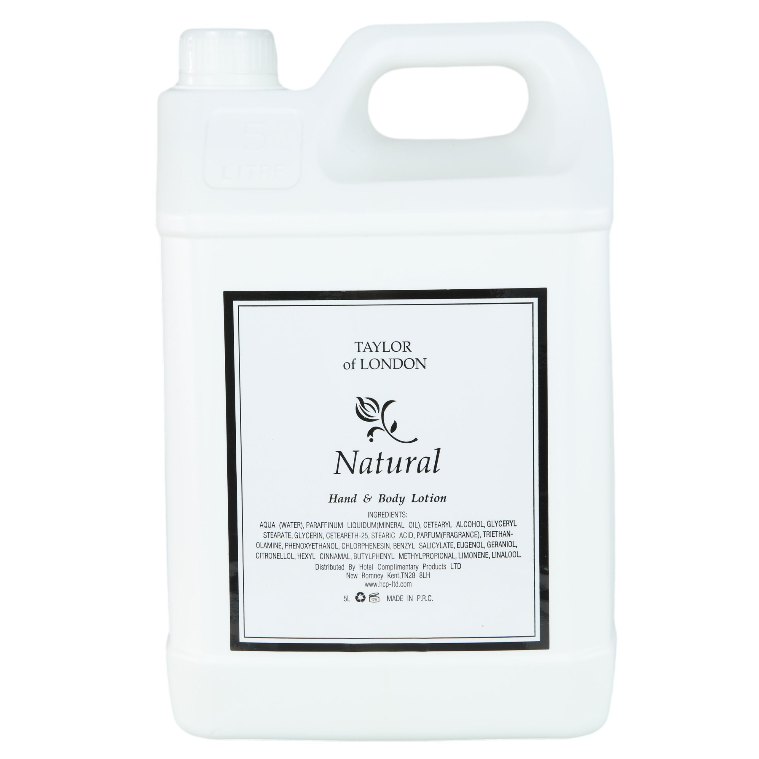 Taylor of London Hand and Body Lotion Refill - 5L