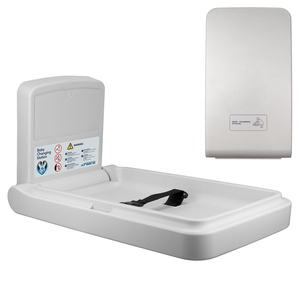 Baby Changing Unit - Vertical Off White