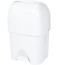 Pedal Operated Nappy Bin - 50L - White