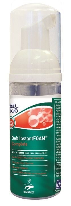 DEB InstantFOAM® Complete Hand Sanitiser 47ml pump bottle