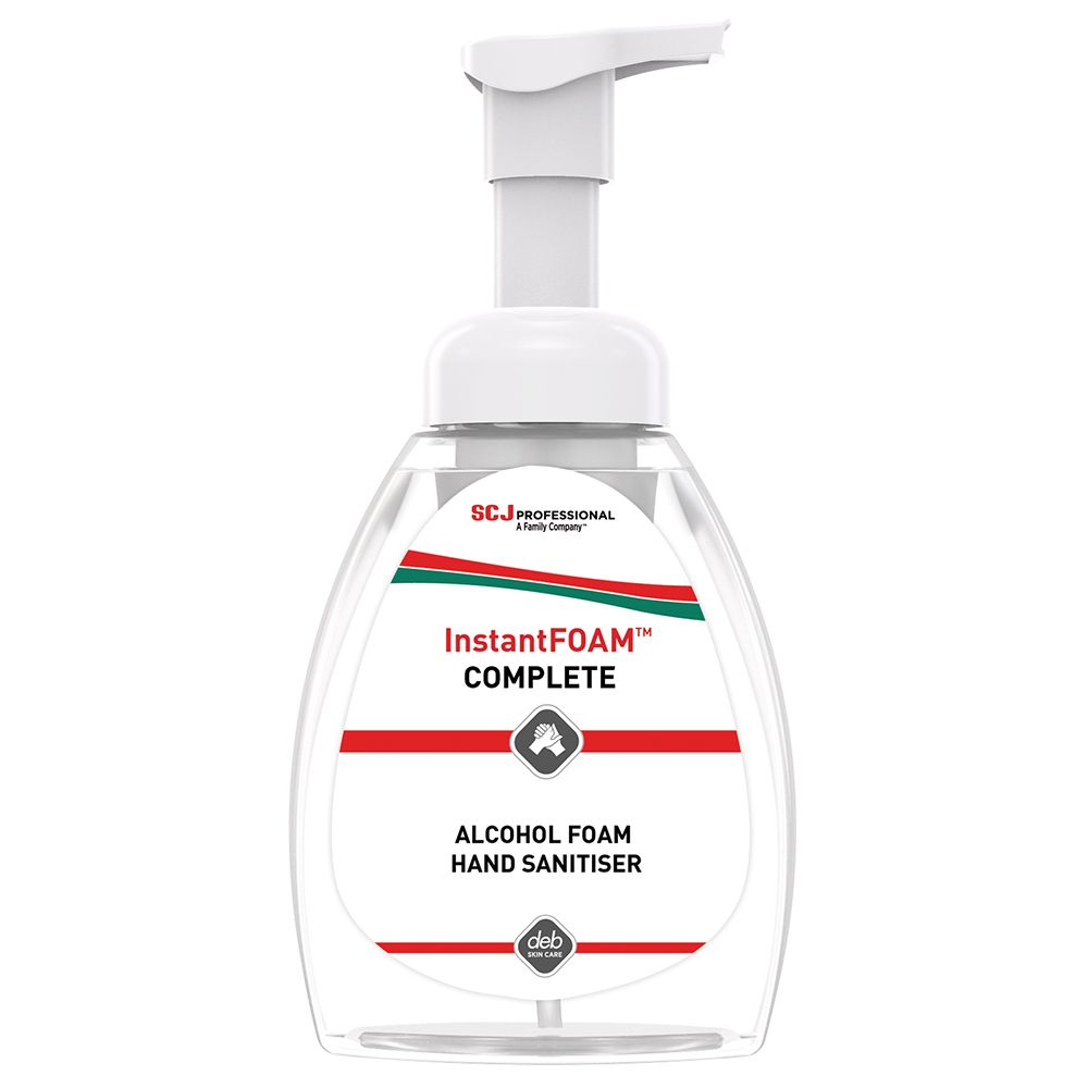 InstantFOAM® Complete Hand Sanitiser 250ml pump bottle