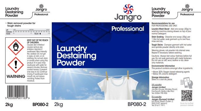Jangro Professional Laundry Destaining Powder - 2kg