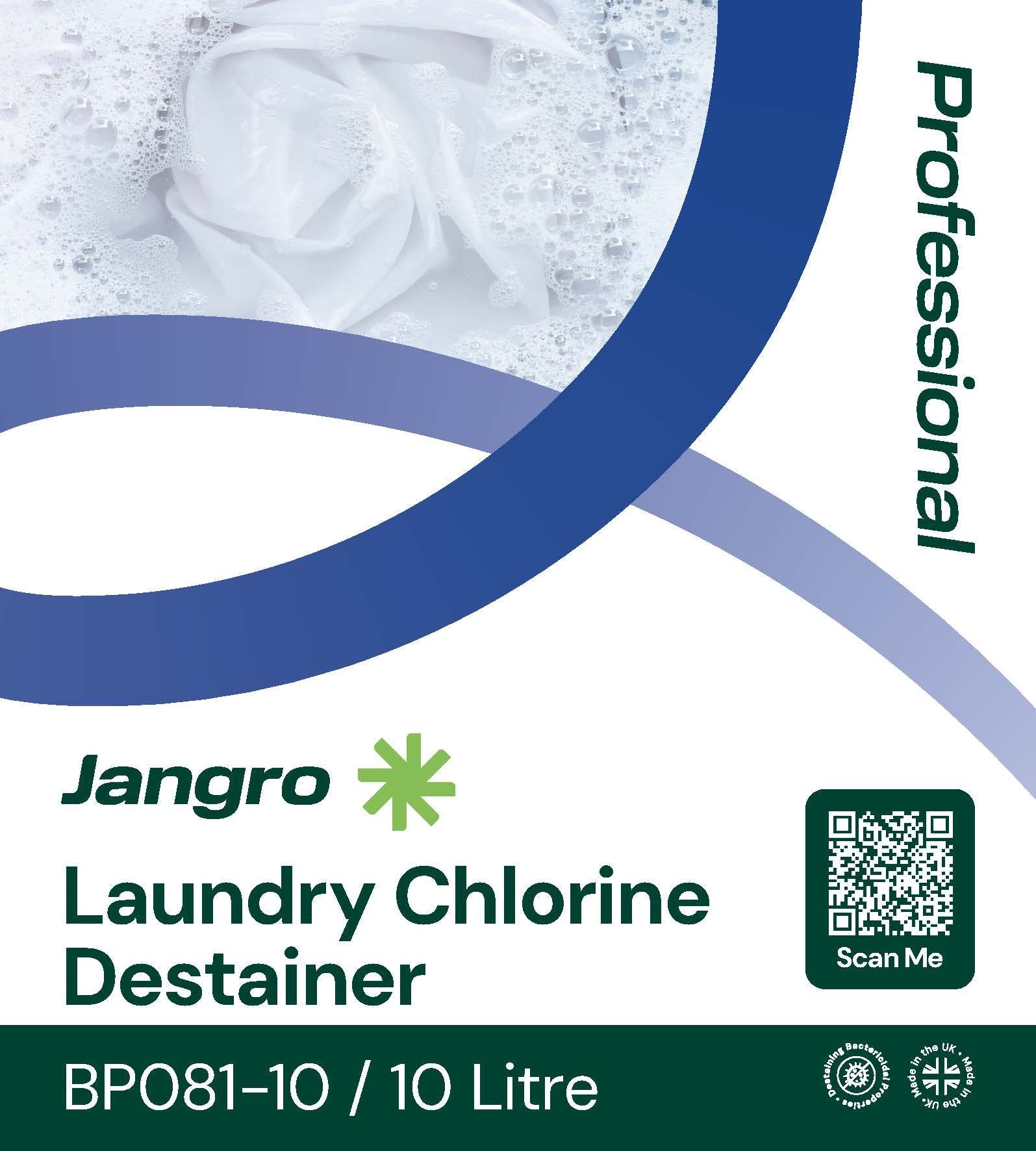 Jangro Laundry Chlorine Destainer - 10L