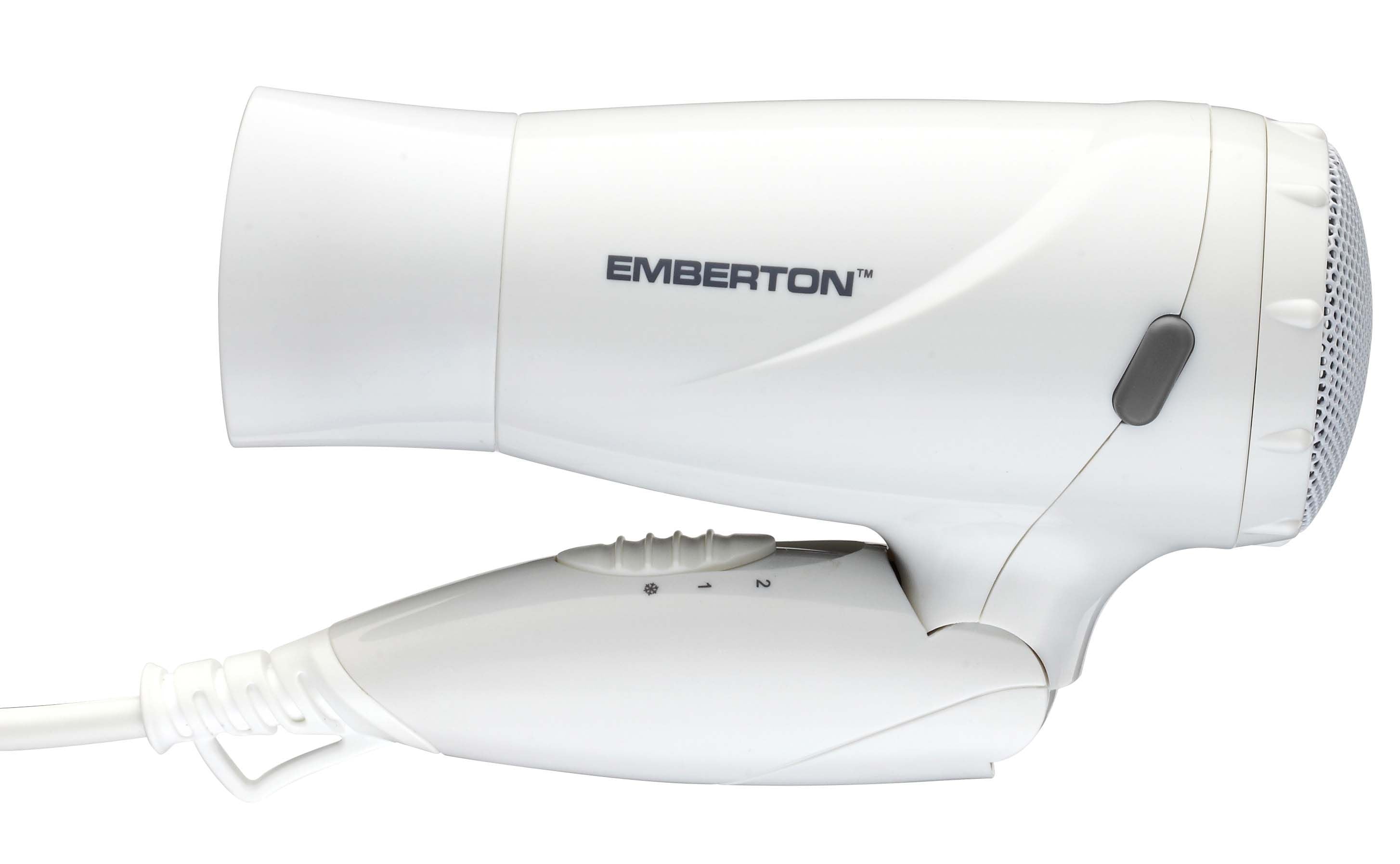 Emberton Harrow Folding Hairdryer - White