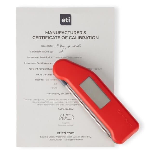 Thermapen Classic Digital Food Thermometer - Red