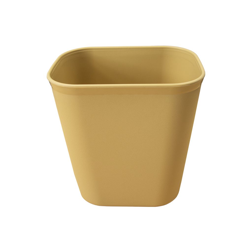 Plastic Waste Basket - 12L - Beige