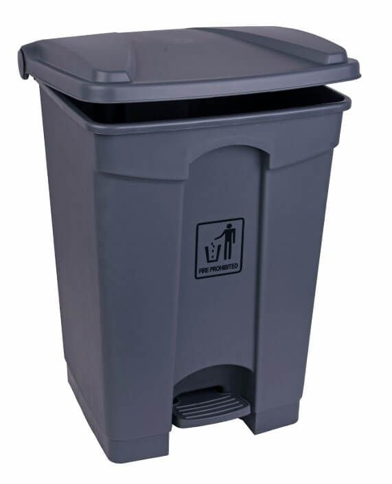 Bin Pedal Polypropylene 45L Grey
