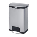 Slim Jim Front Pedal Waste Bin - 50L - Stainless Steel