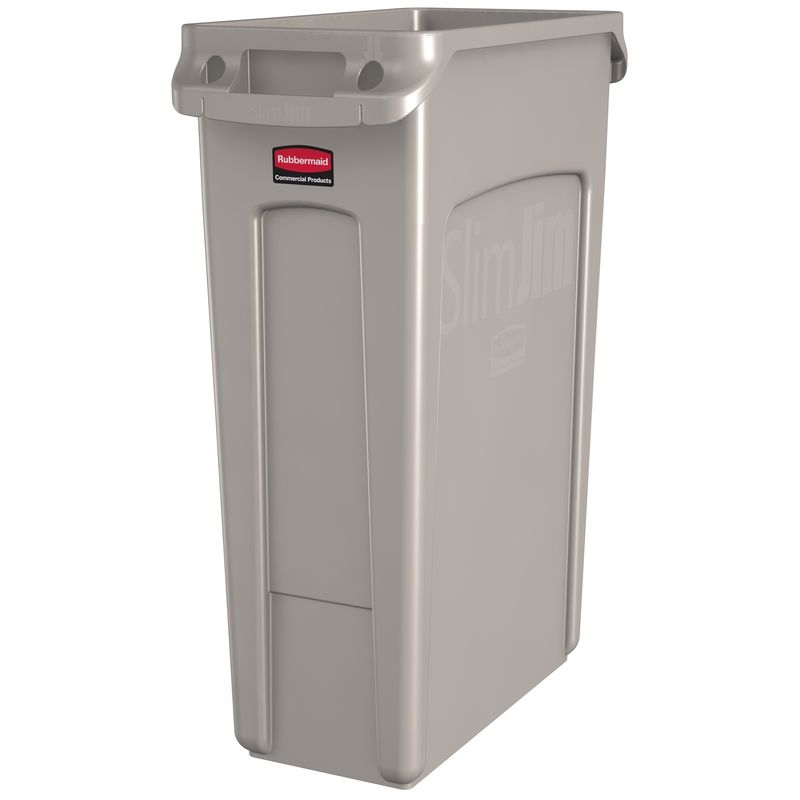 Slim Jim Waste Bin - 87L - Grey