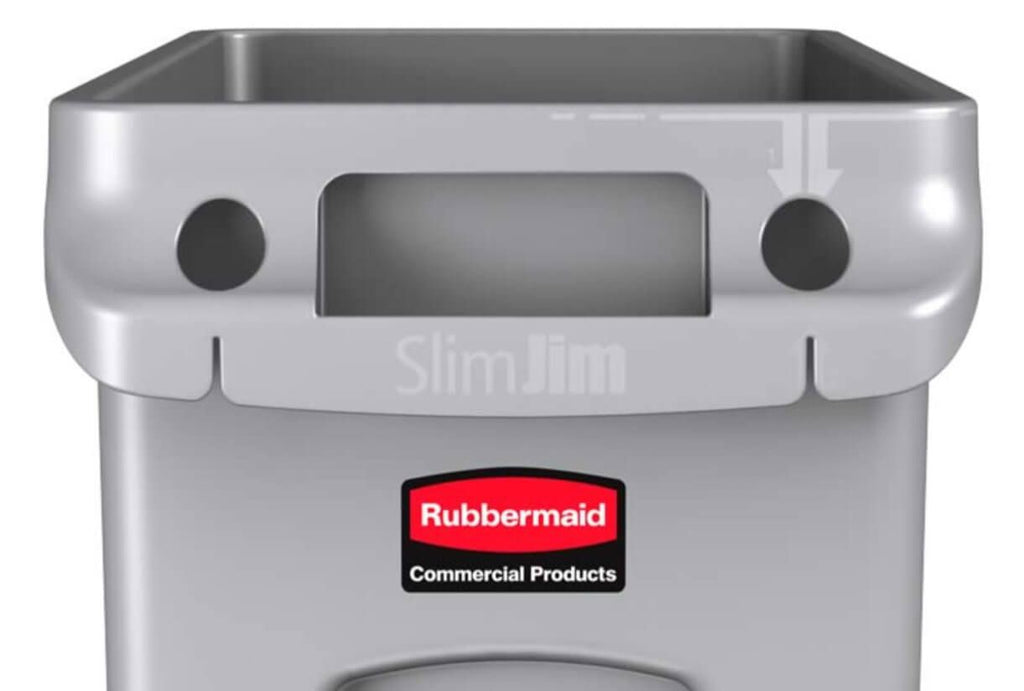 Slim Jim Waste Bin - 87L - Grey