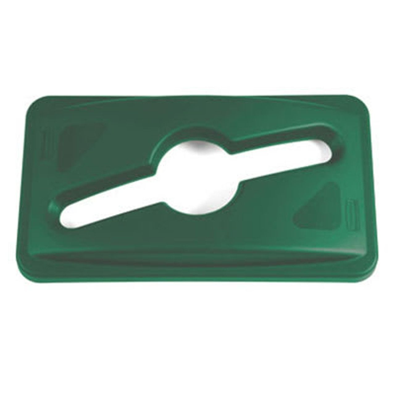 Slim Jim Combining Mingle Waste Bin Lid - Green