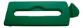 Slim Jim Recycling Station Lid - Paper / Carboard - Green