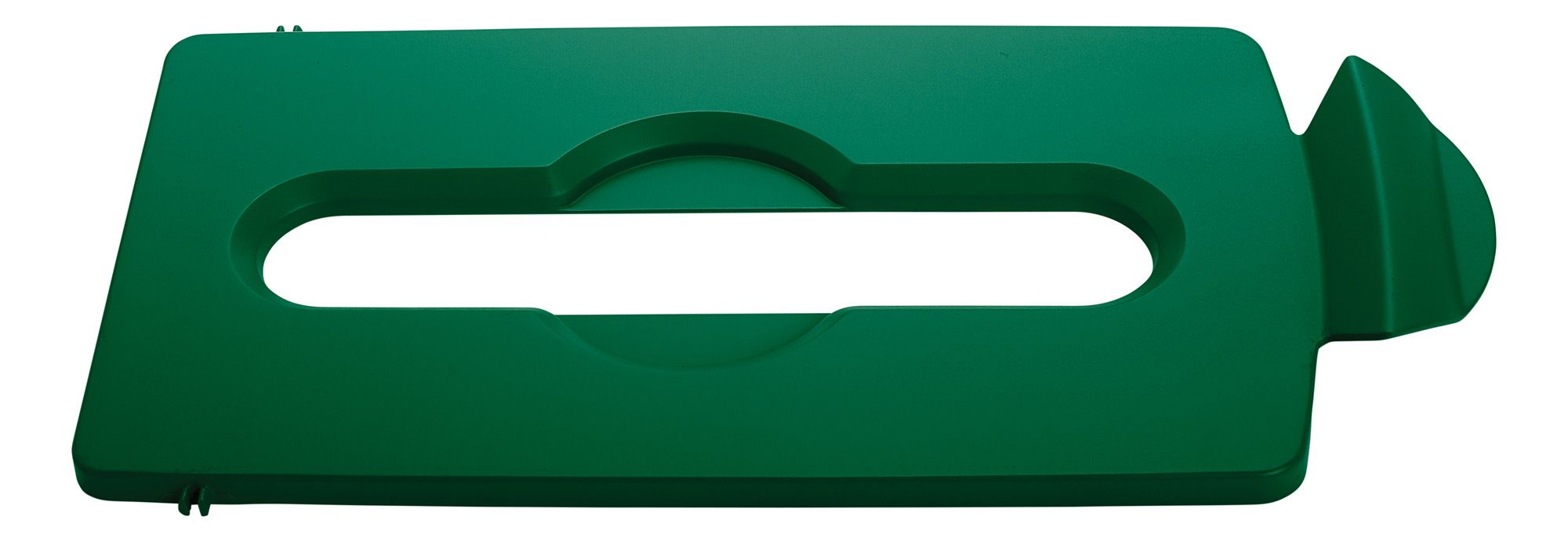 Slim Jim Recycling Station Lid - Paper / Carboard - Green