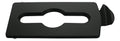 Slim Jim Recycling Station Lid - Mixed Recycling - Black