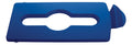 Slim Jim Recycling Station Lid - Mixed Recycling - Blue