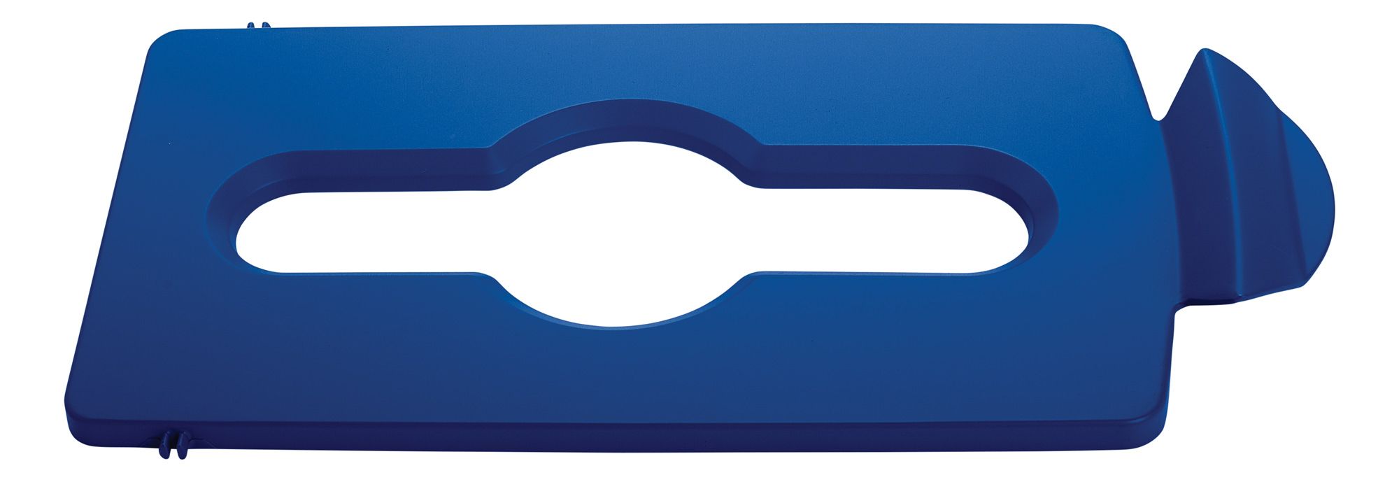 Slim Jim Recycling Station Lid - Mixed Recycling - Blue