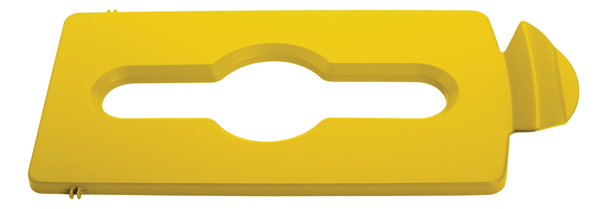 Slim Jim Recycling Station Lid - Mixed Recycling - Yellow