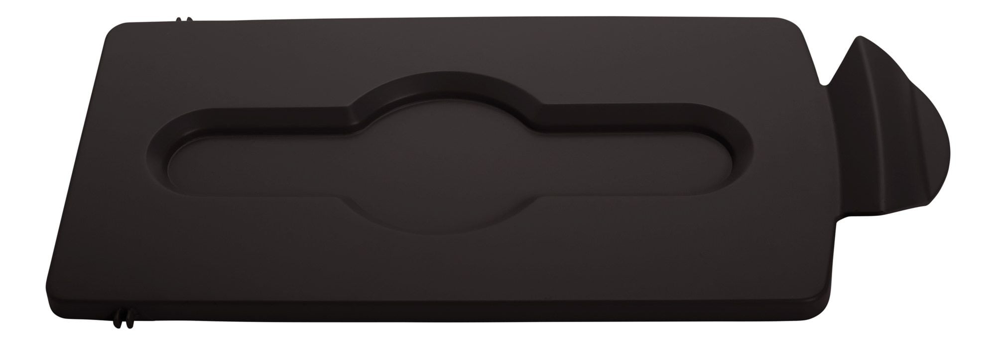 Slim Jim Recycling Station Lid - Closed - Grey