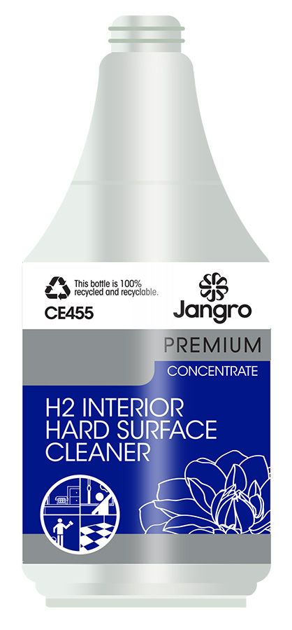 Jangro Premium H2 Interior Hard Surface Cleaner - Concentrate - Empty Bottle