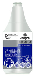 Jangro Premium H6 General Sanitiser - Concentrate - Empty Bottle