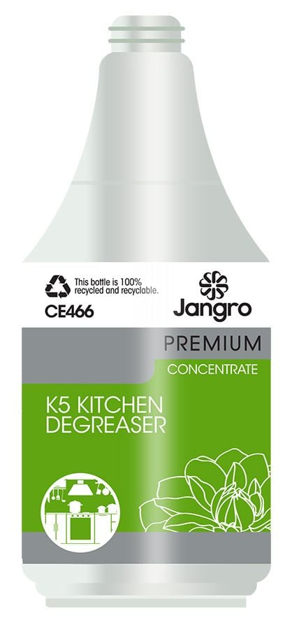Jangro Premium K5 Kitchen Degreaser - Concentrate - Empty Bottle