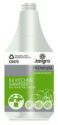 Jangro Premium K4 Kitchen Sanitiser - Concentrate - Empty Bottle