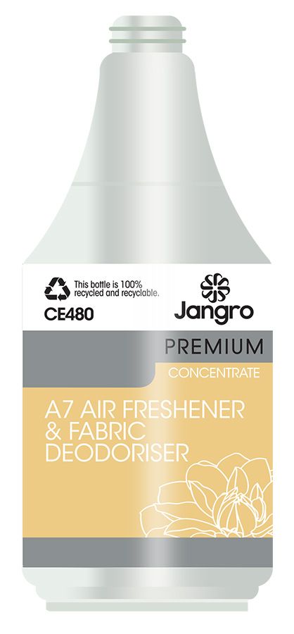 Jangro Premium A7 Air Freshener and Fabric Deodoriser - Concentrate - Empty Bottle