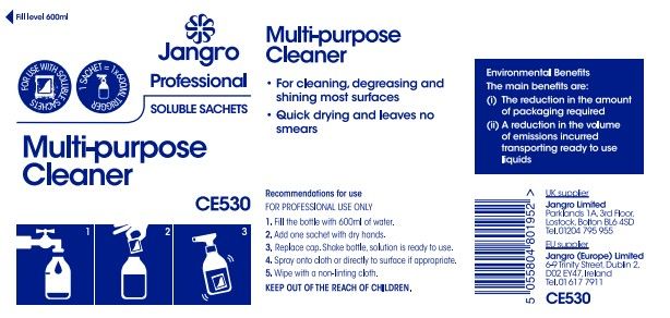 Jangro Professional Multi Purpose Cleaner Complete Unit