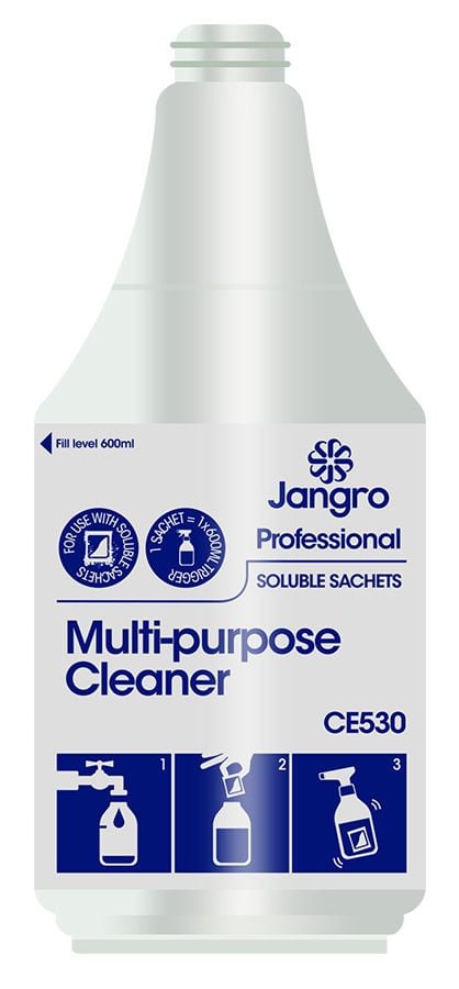 Jangro Professional Multi-Purpose Cleaner - Sachets - Empty Bottle