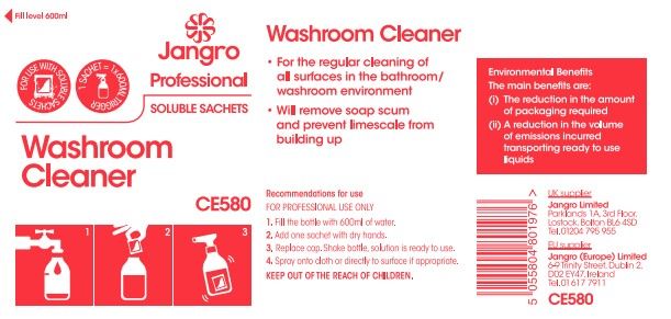 Jangro Professional Washroom Cleaner Complete Unit