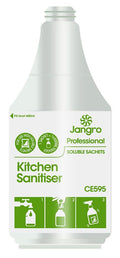 Jangro Professional Kitchen Sanitiser - Sachets - Empty Bottle
