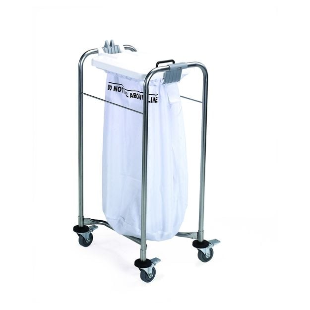Laundry Cart - 1 Bag - White