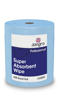 Jangro Professional Super Absorbent Roll - 400 Sheets