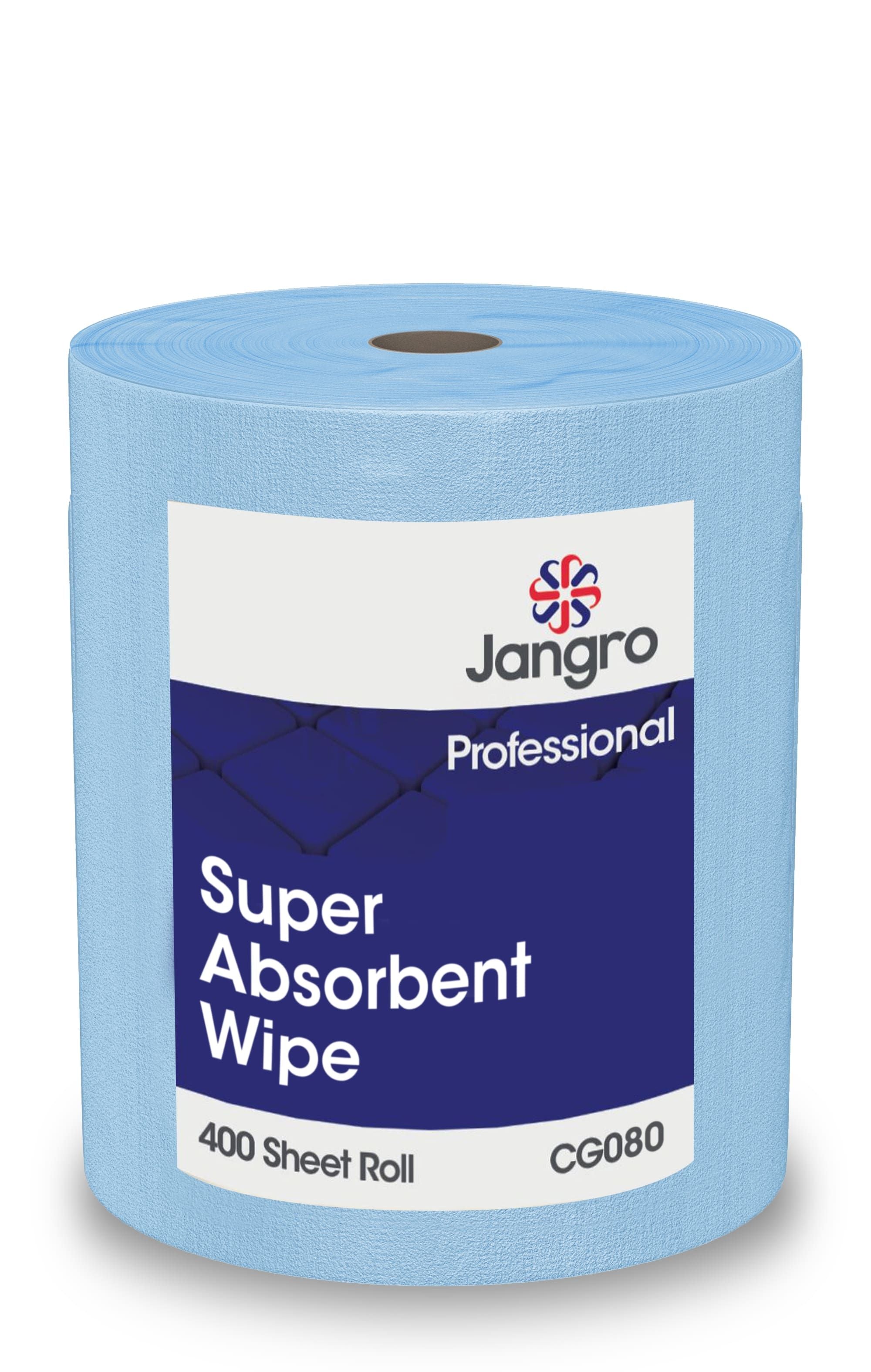 Jangro Professional Super Absorbent Roll - 400 Sheets