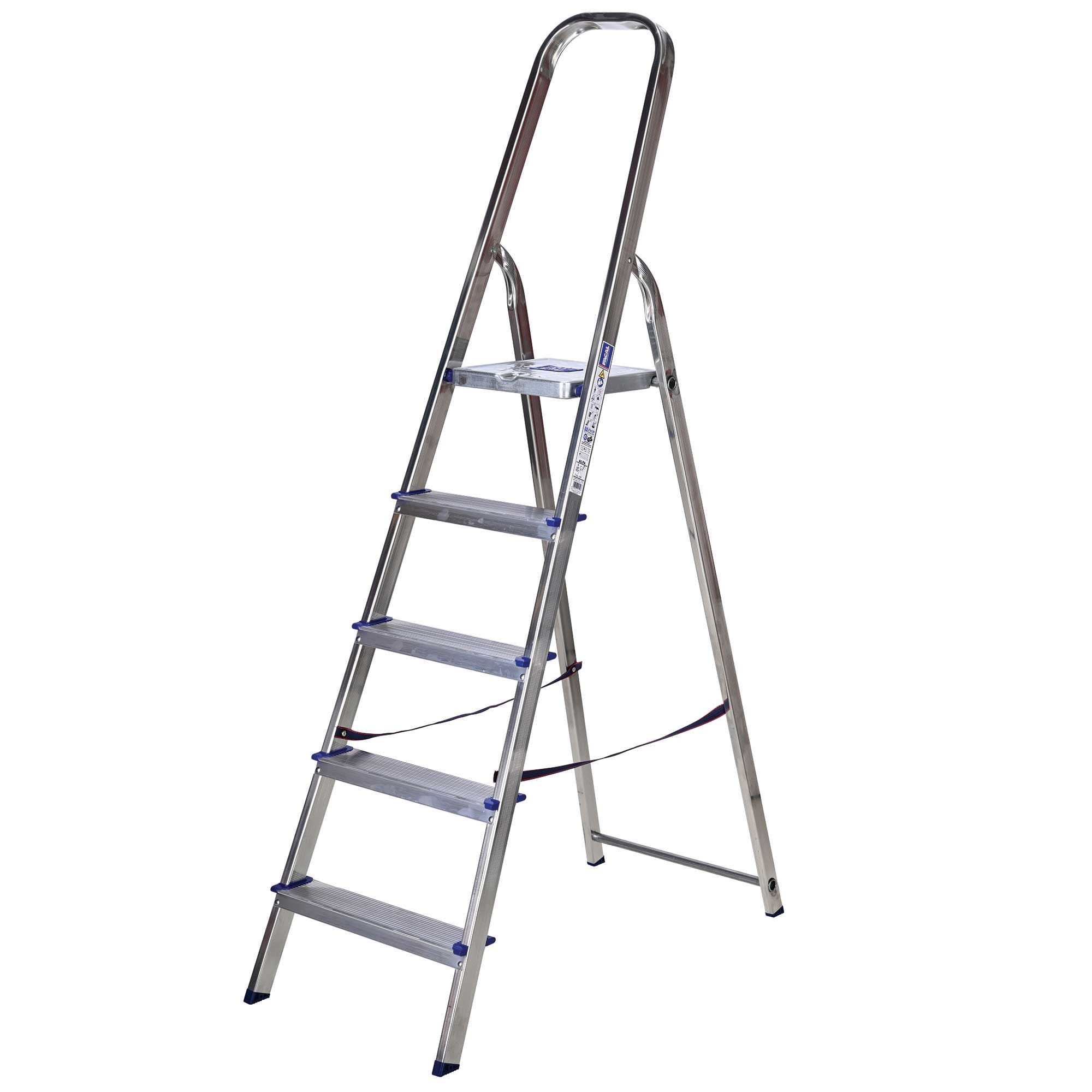 HORIZON Light Duty Aluminium Ladder - 5 Tread