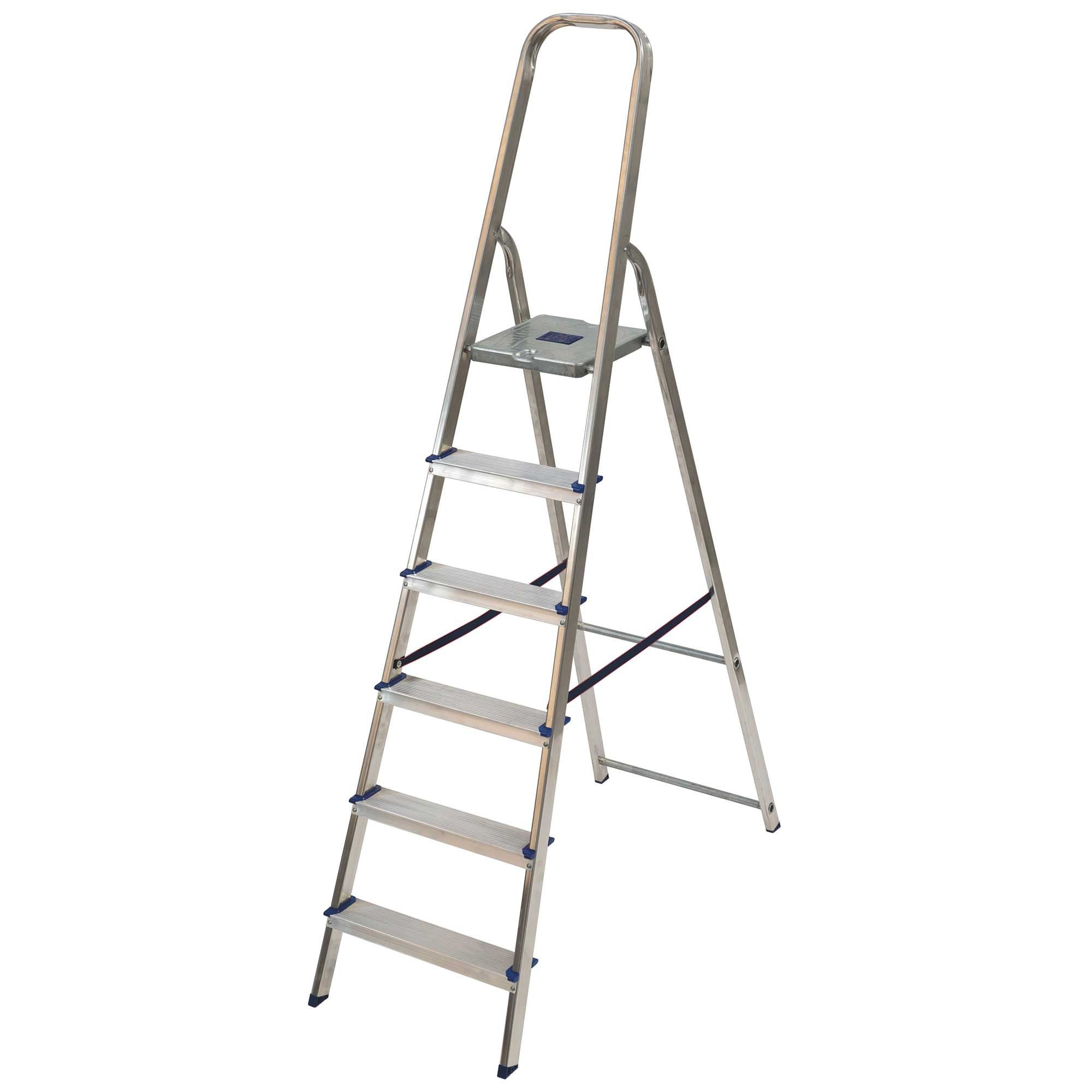 HORIZON Light Duty Aluminium Ladder - 6 Tread