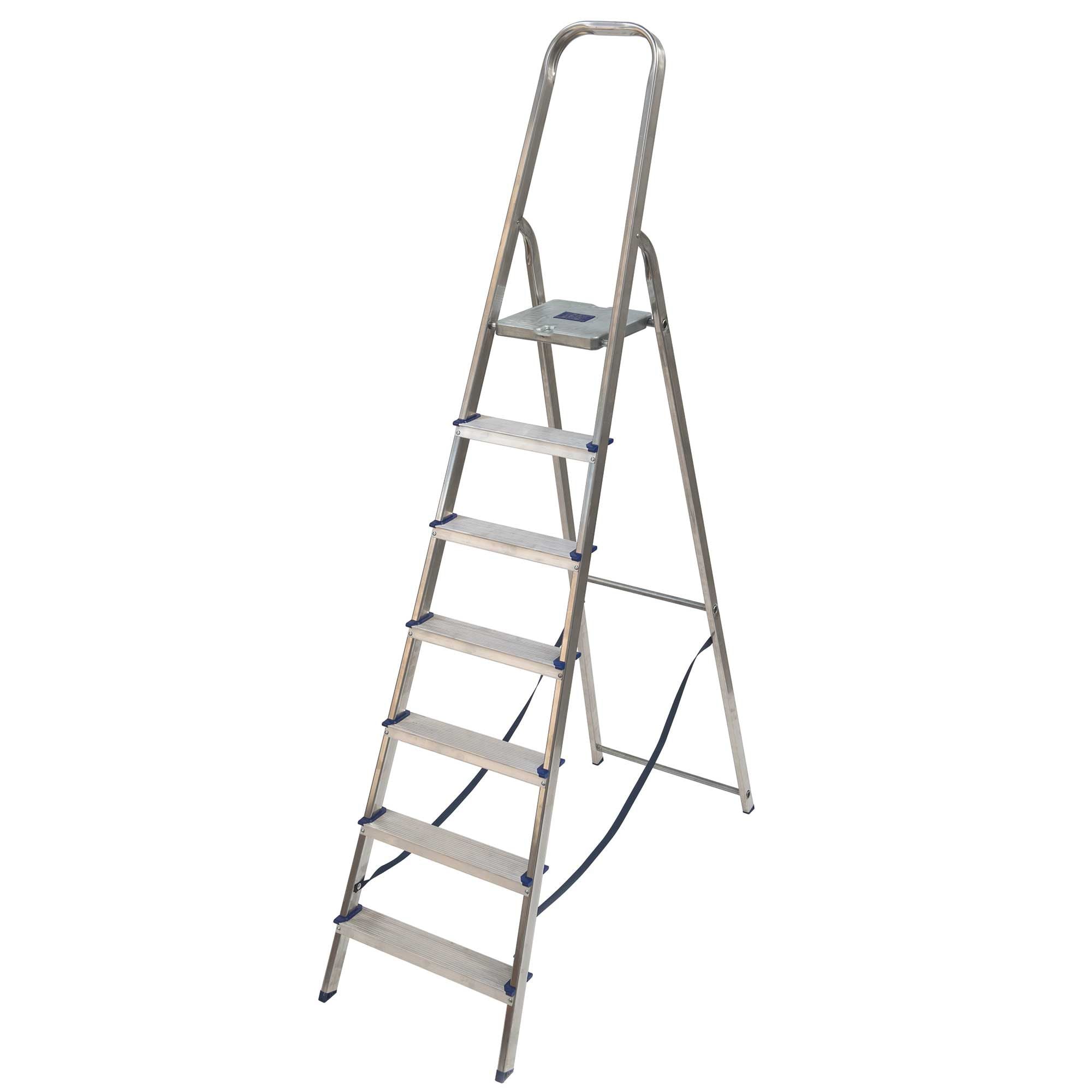 HORIZON Light Duty Aluminium Ladder - 7 Tread