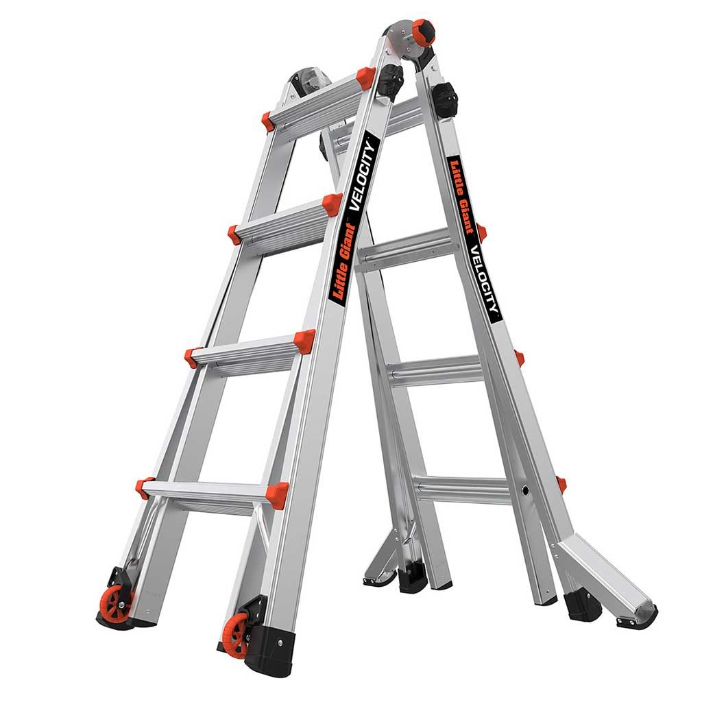 Little Giant VELOCITY Series 2.0 Multi-Purpose Ladder - 4 Rung