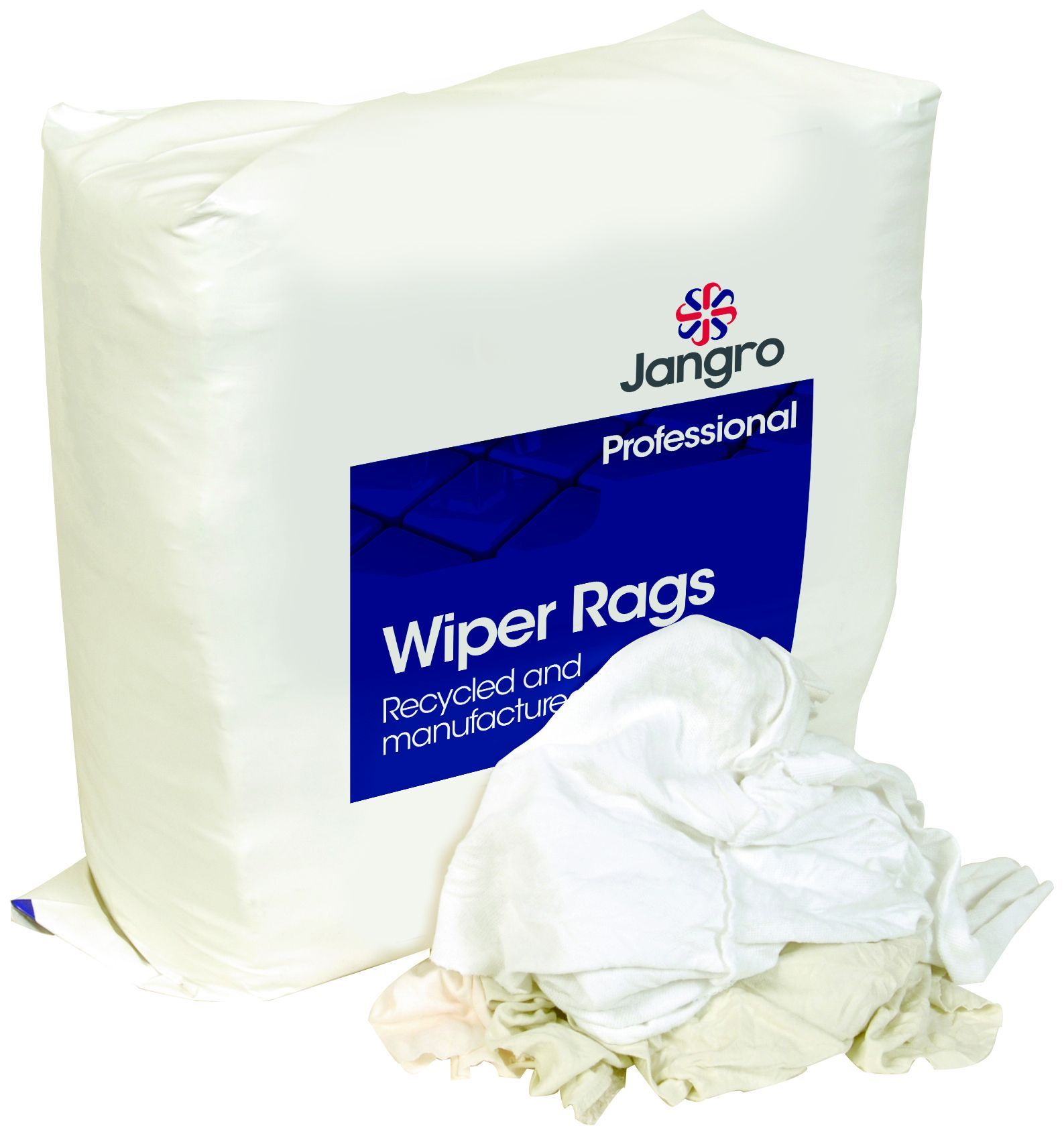 Jangro Professional Gold Label Wiper Rags - 10kg