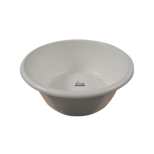 Round Washing Up Bowl - White