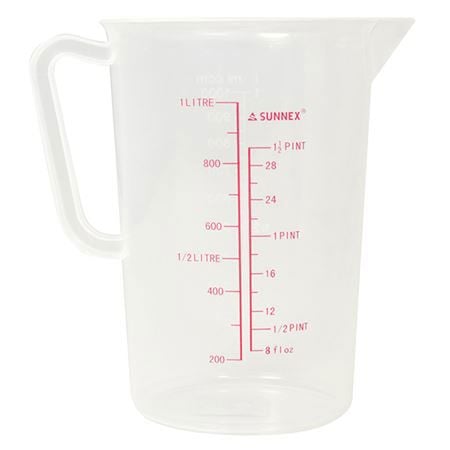 Sunnex Plastic Measuring Jug - 1L