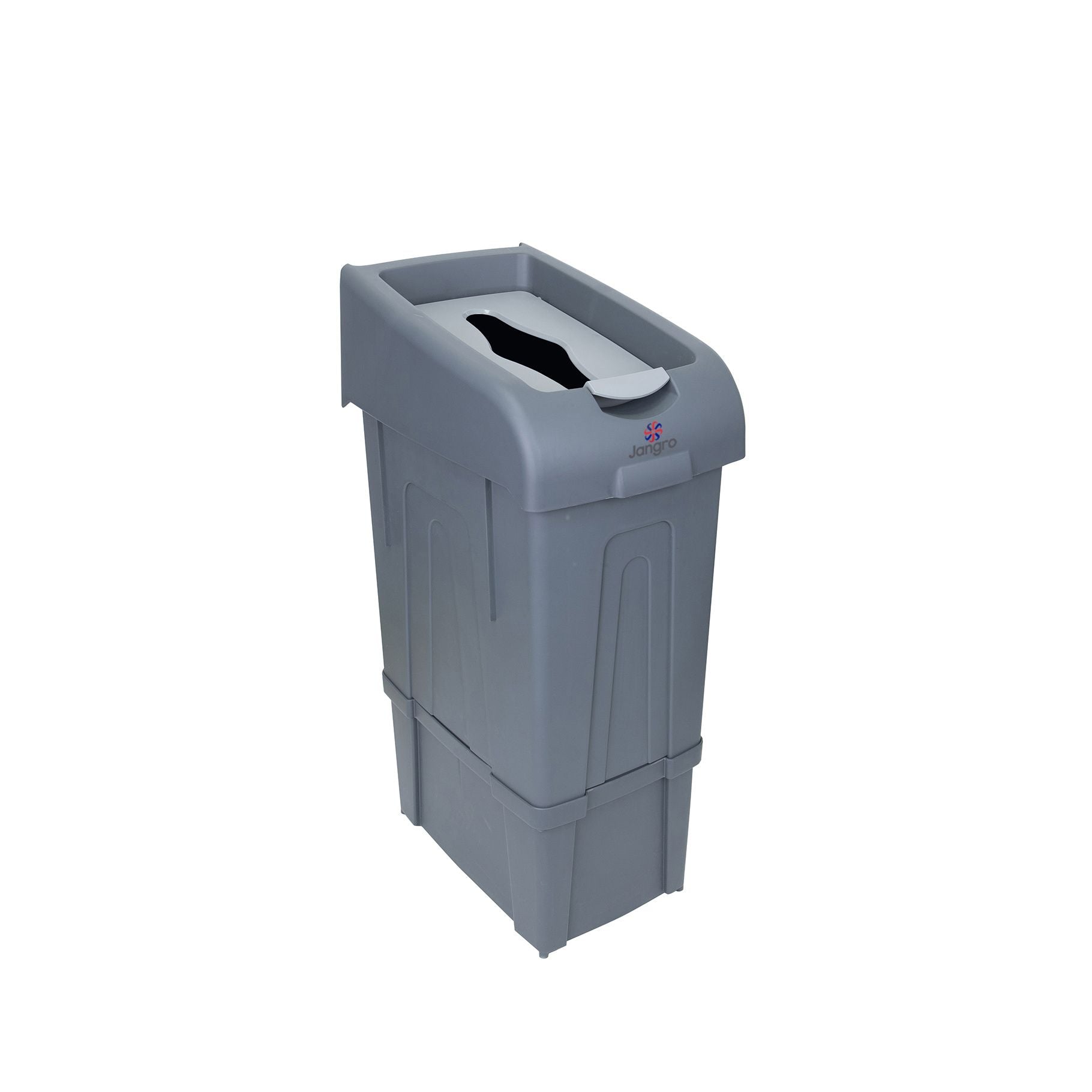 Jangro Grey 80L Recycling Bin